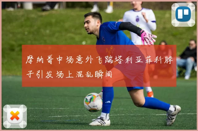 摩纳哥中场意外飞踹塔利亚菲科脖子引发场上混乱瞬间